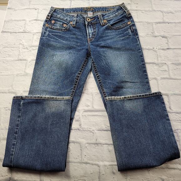 Silver Aiko Distressed Bootcut Jeans size 29 - Picture 7 of 16